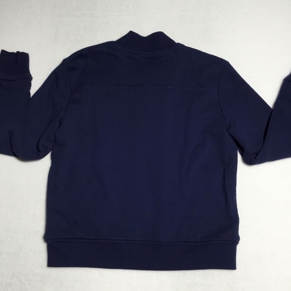 Vineyard Vines Women's Small Deep Blue Crop Bomber Jacket - Picture 8 of 9